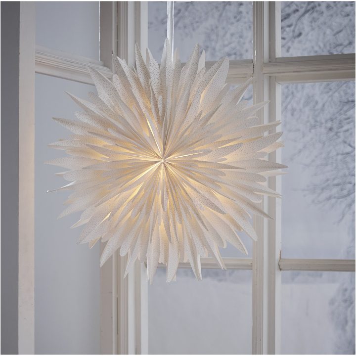 Pappersstjärna Winter Vit Star Trading – bild 6