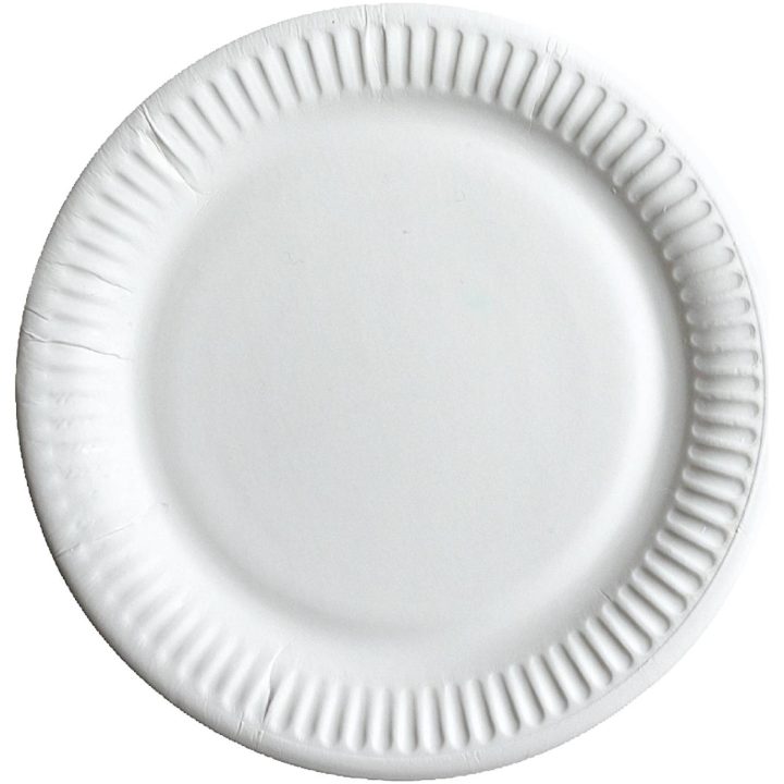 Papperstallrikar Vit NONAME ASSIETT PAPP 15 CM – bild 3