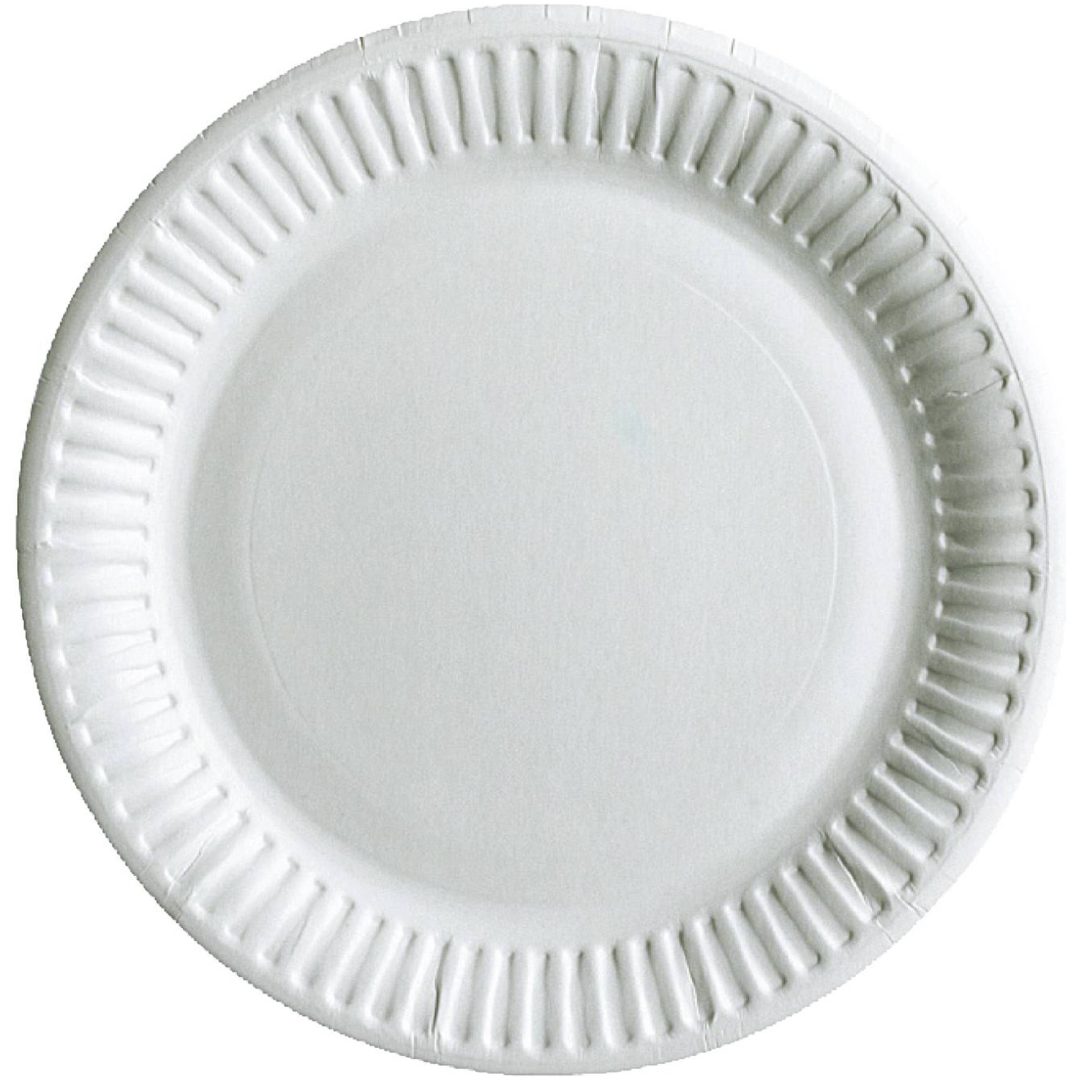 Papperstallrikar Vit NONAME ASSIETT PAPP 15 CM – bild 2