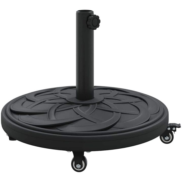 Parasolbas med hjul för 38-48 mm stolpar 13 kg Rund vidaXL 45 x 45 x 39 cm – bild 2