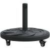 Parasolbas med hjul för 38-48 mm stolpar 13 kg Rund vidaXL 45 x 45 x 39 cm – miniatyr 5