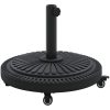 Parasolgrund med hjul för ⌀38-48 mm stolpar 13 kg Rund vidaXL ⌀38 - 48 mm – miniatyr 2