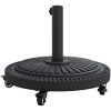 Parasolgrund med hjul för ⌀38-48 mm stolpar 13 kg Rund vidaXL ⌀38 - 48 mm – miniatyr 7