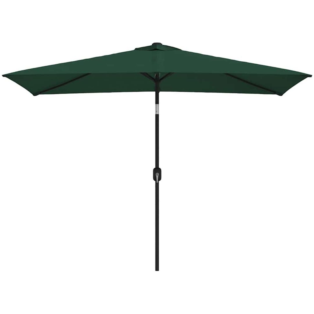 Parasoll 200 x 300 cm grön rektangulär vidaXL – bild 2