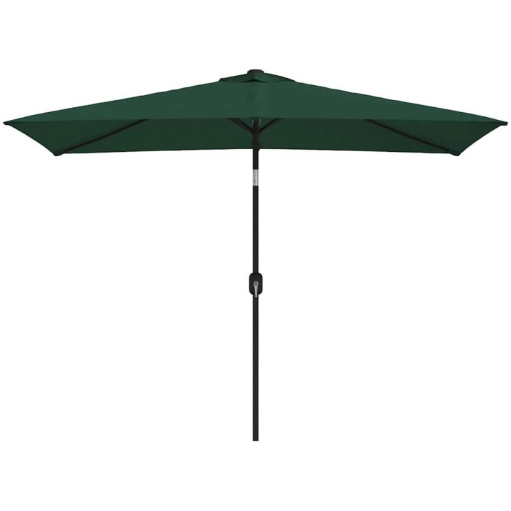 Parasoll 200 x 300 cm grön rektangulär vidaXL – bild 2