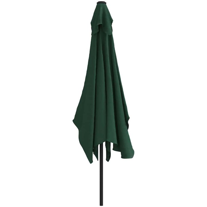 Parasoll 200 x 300 cm grön rektangulär vidaXL – bild 4