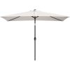 Parasoll 200 x 300 cm sandvit rektangulär vidaXL – miniatyr 2