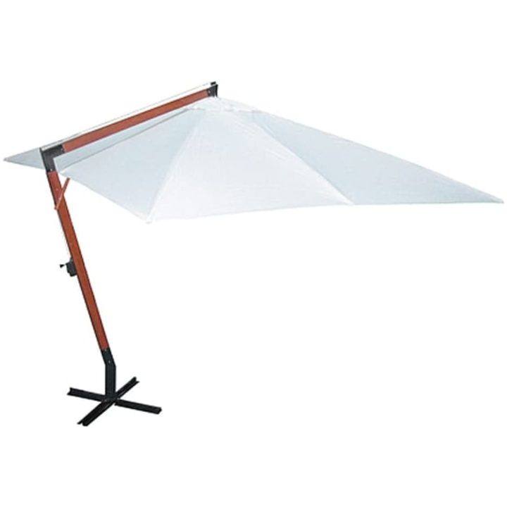 Parasoll 300 x 400 cm vit vidaXL – bild 2