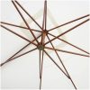 Parasoll 300 x 400 cm vit vidaXL – miniatyr 4