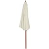 Parasoll 300x258 cm Sandvit vidaXL – miniatyr 2