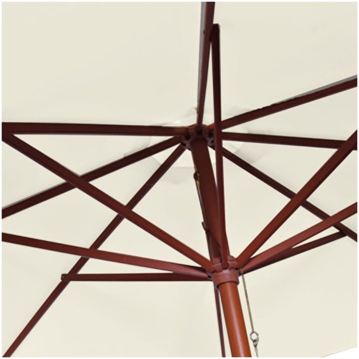 Parasoll 300x258 cm Sandvit vidaXL – bild 6