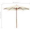 Parasoll 300x258 cm Sandvit vidaXL – miniatyr 7