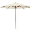 Parasoll 300x258 cm Sandvit vidaXL – miniatyr 1