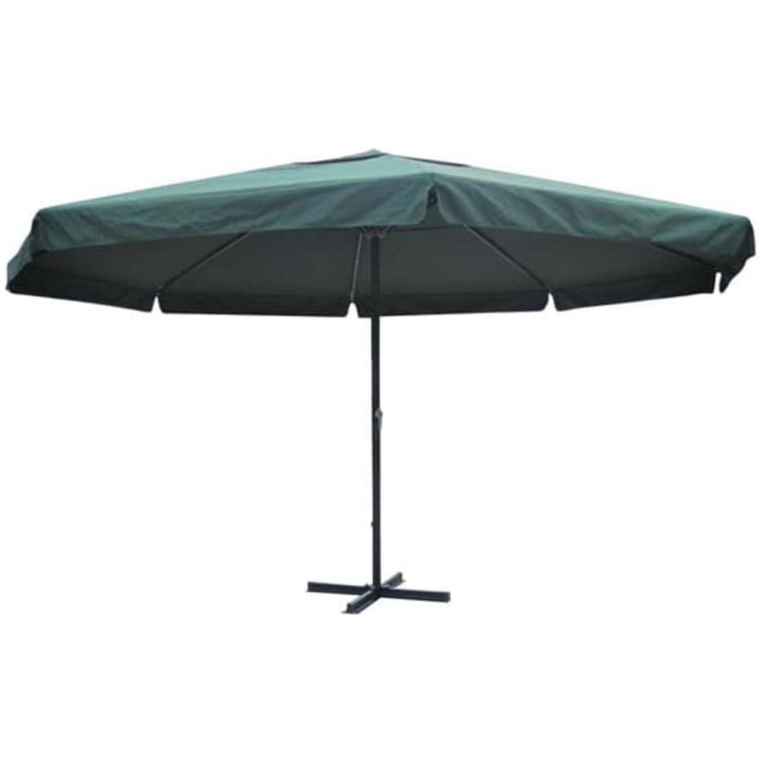 Parasoll aluminium grön vidaXL 500 cm – bild 2