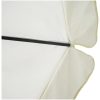 Parasoll aluminium vit vidaXL 500 cm – miniatyr 4