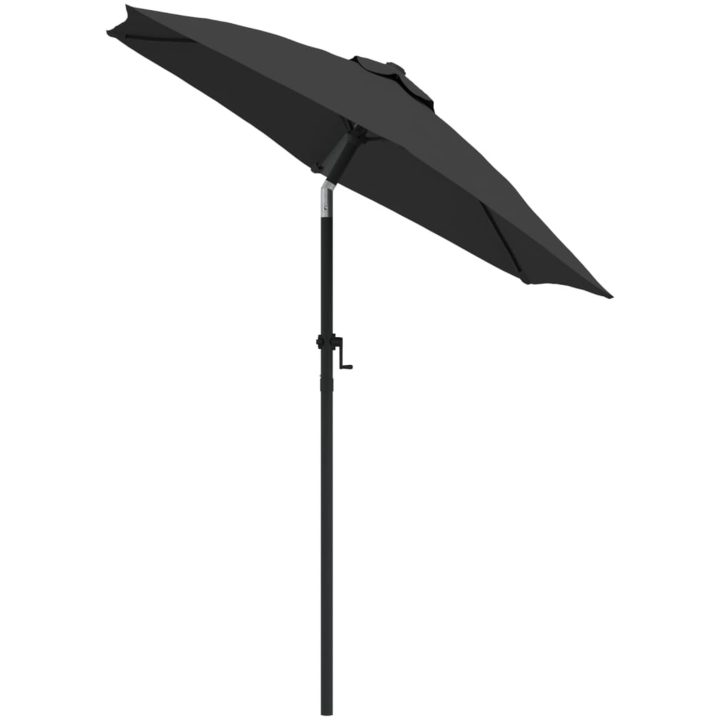 Parasoll antracit 200x224 cm aluminium vidaXL – bild 3