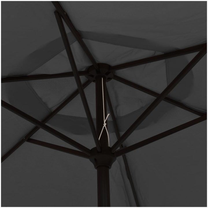 Parasoll antracit 200x224 cm aluminium vidaXL – bild 5