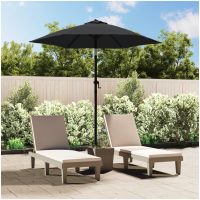 Parasoll antracit 200x224 cm aluminium vidaXL