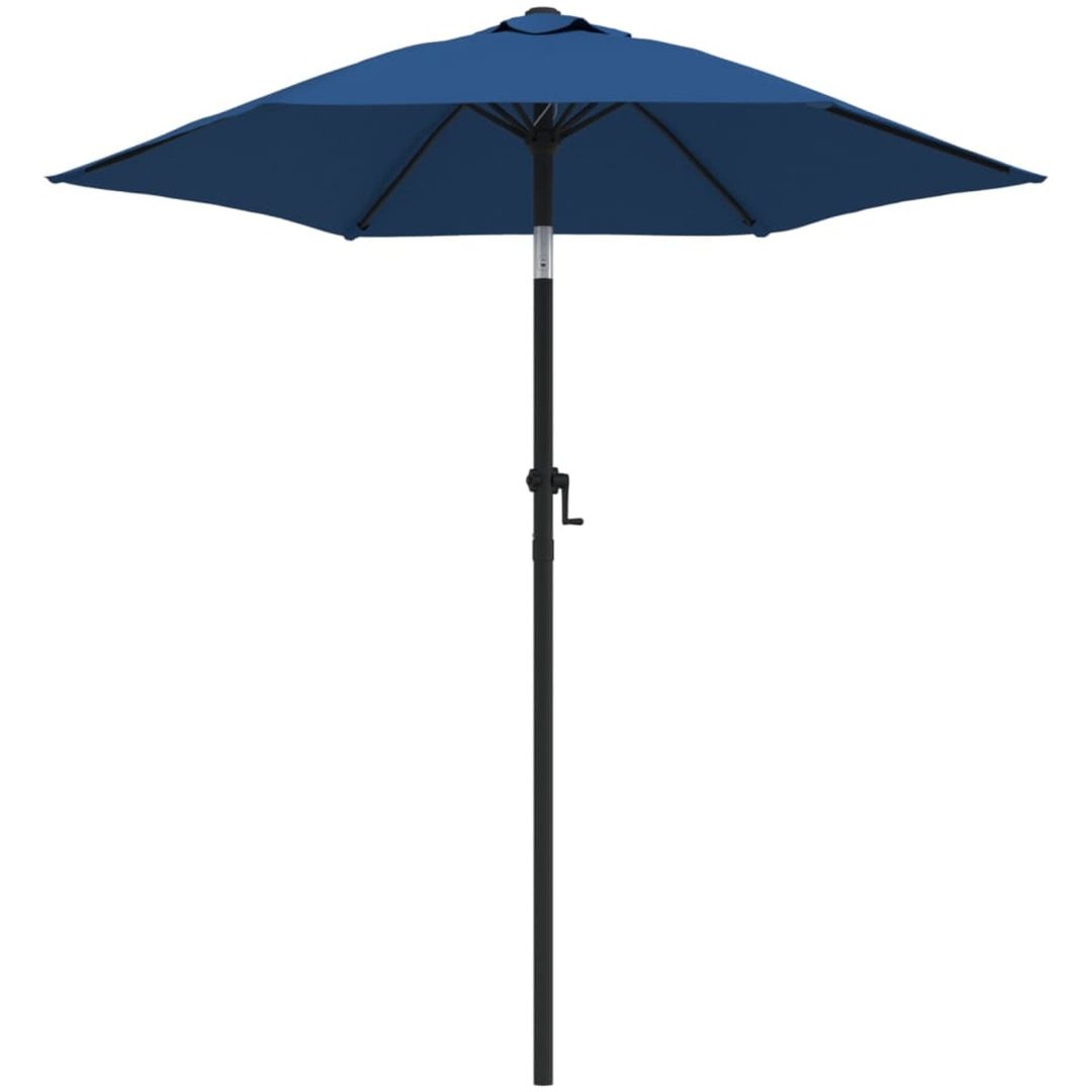 Parasoll blå 200x224 cm aluminium vidaXL – bild 2