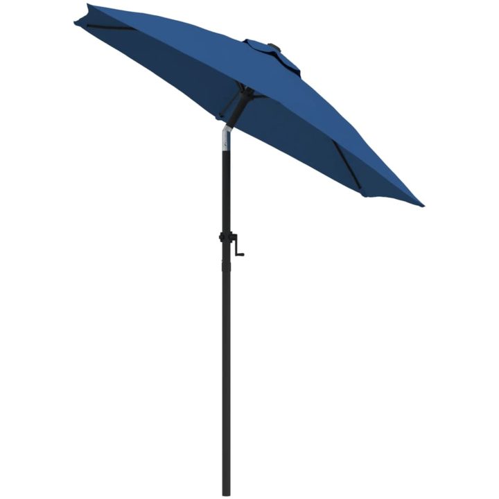 Parasoll blå 200x224 cm aluminium vidaXL – bild 3