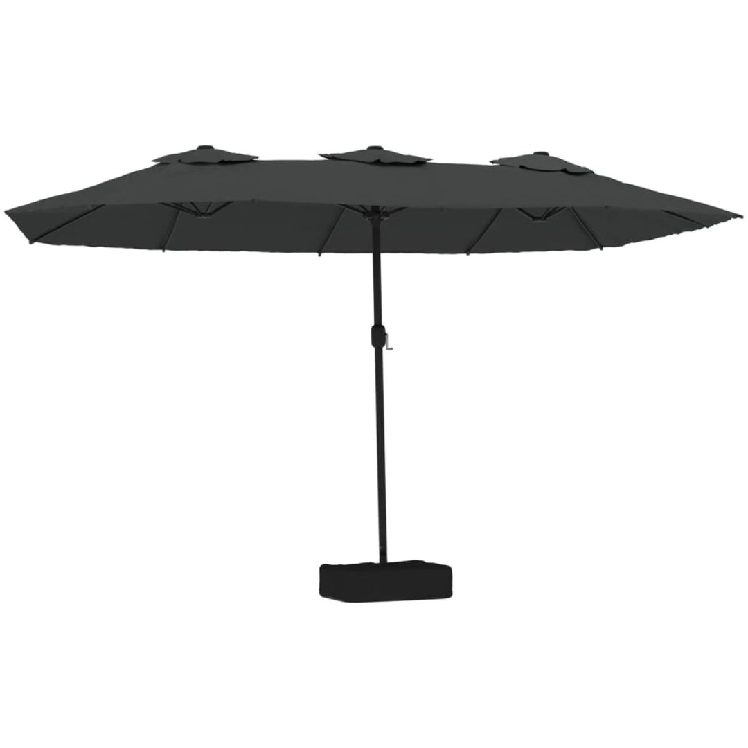 Parasoll dubbelt antracit 449x245 cm vidaXL – bild 2