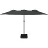 Parasoll dubbelt antracit 449x245 cm vidaXL – miniatyr 3
