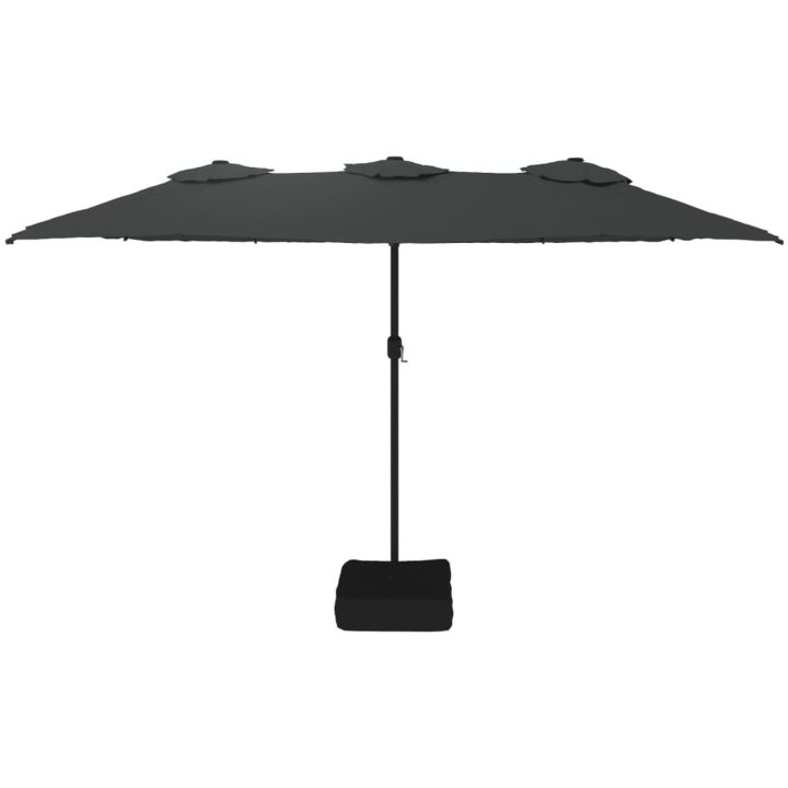 Parasoll dubbelt antracit 449x245 cm vidaXL – bild 3