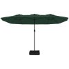 Parasoll dubbelt grön 449x245 cm vidaXL – miniatyr 4