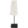 Parasoll dubbelt sandvit 449x245 cm vidaXL – miniatyr 5