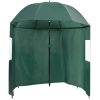 Parasoll för fiske grön vidaXL 220 x 193 cm – miniatyr 2