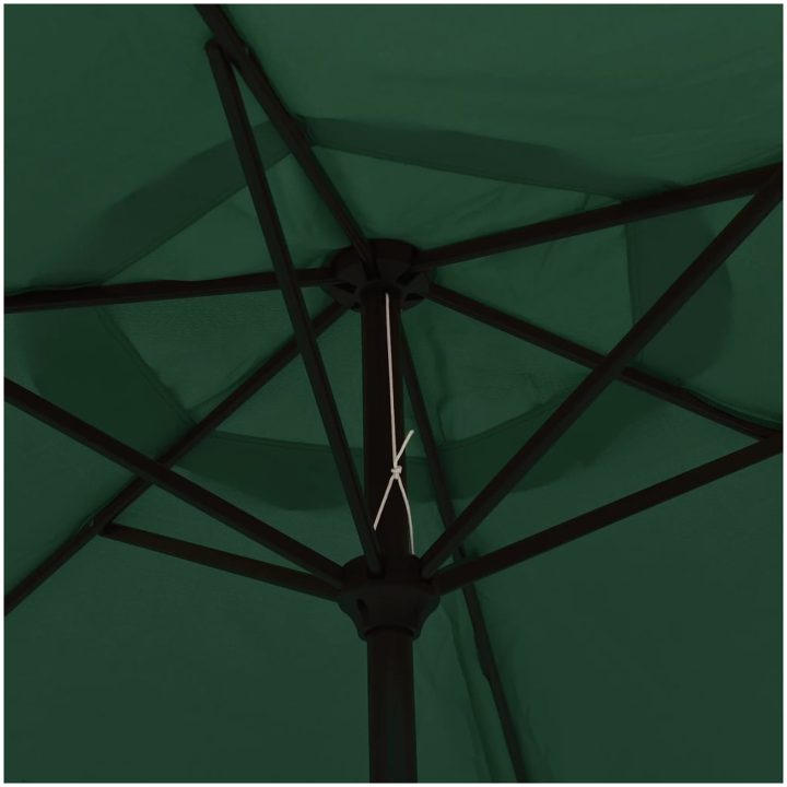 Parasoll grön 200x224 cm aluminium vidaXL – bild 5