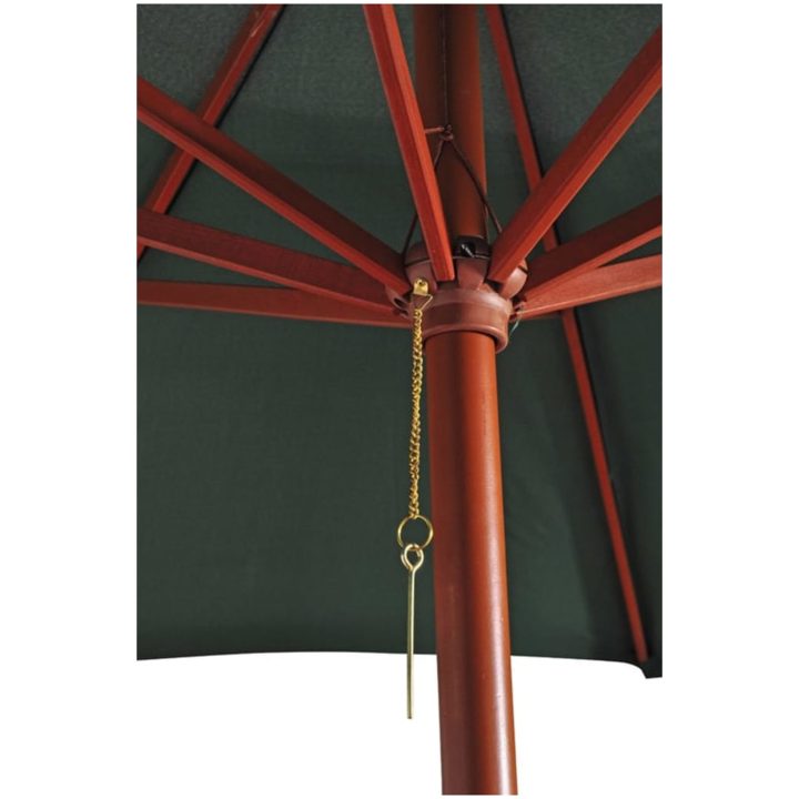 Parasoll grön 258 cm vidaXL – bild 4