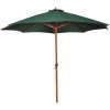 Parasoll grön 258 cm vidaXL – miniatyr 1