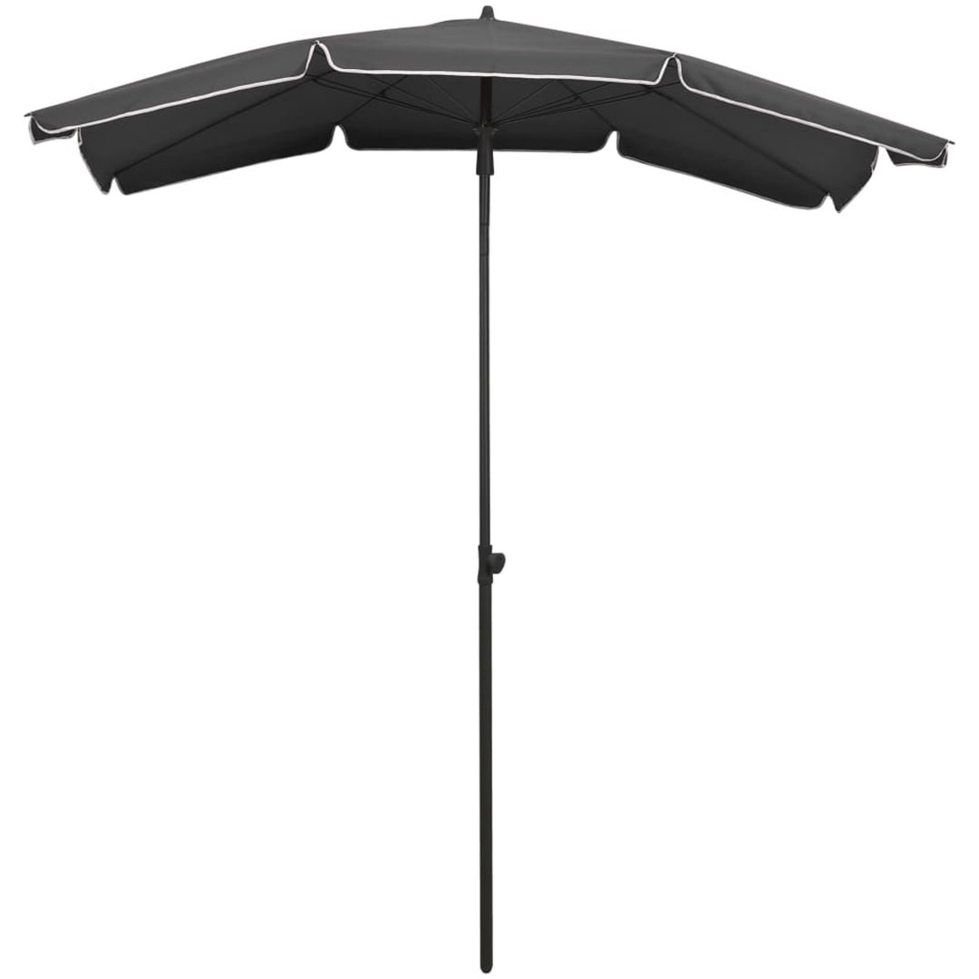 Parasoll med stång 200x130 cm antracit vidaXL – bild 2