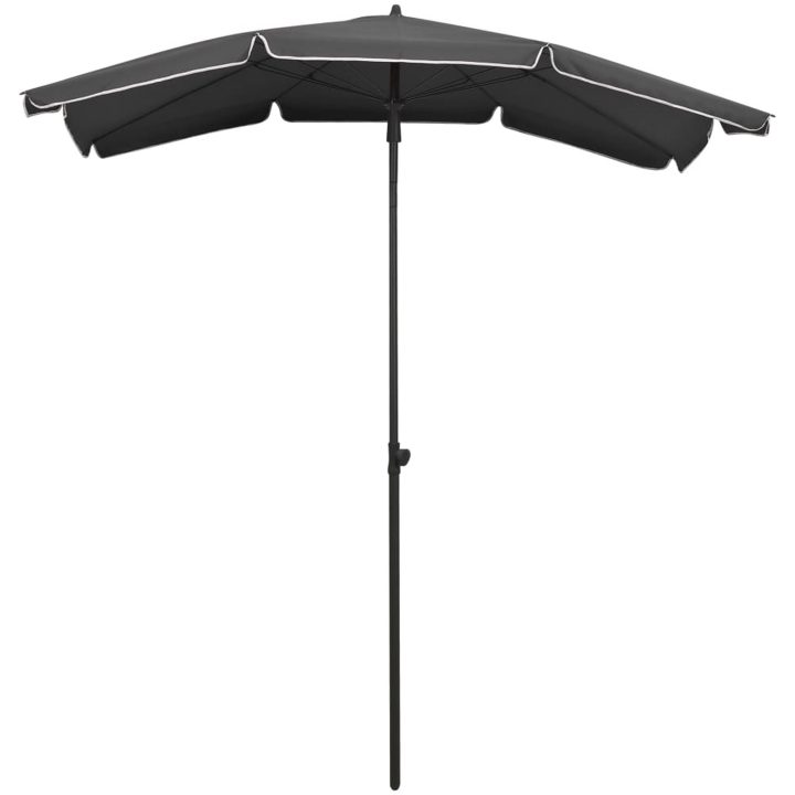 Parasoll med stång 200x130 cm antracit vidaXL – bild 2