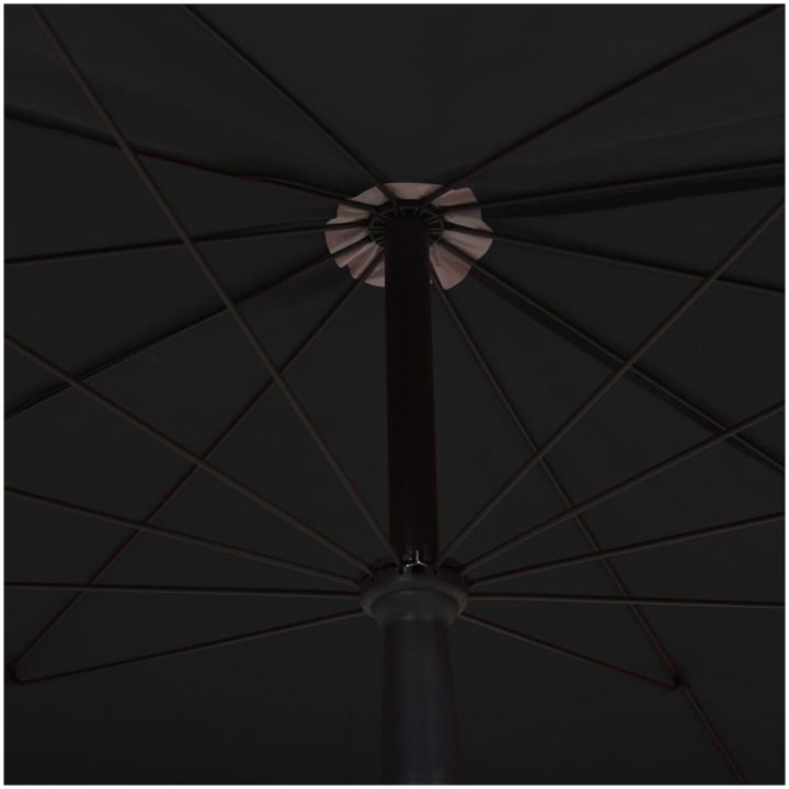 Parasoll med stång 200x130 cm svart vidaXL – bild 5