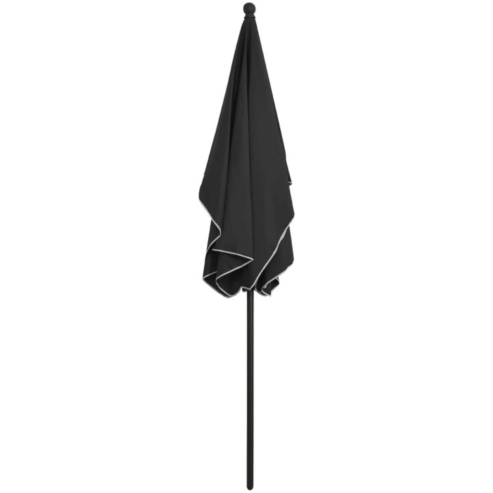 Parasoll med stång 210x140 cm antracit vidaXL – bild 4