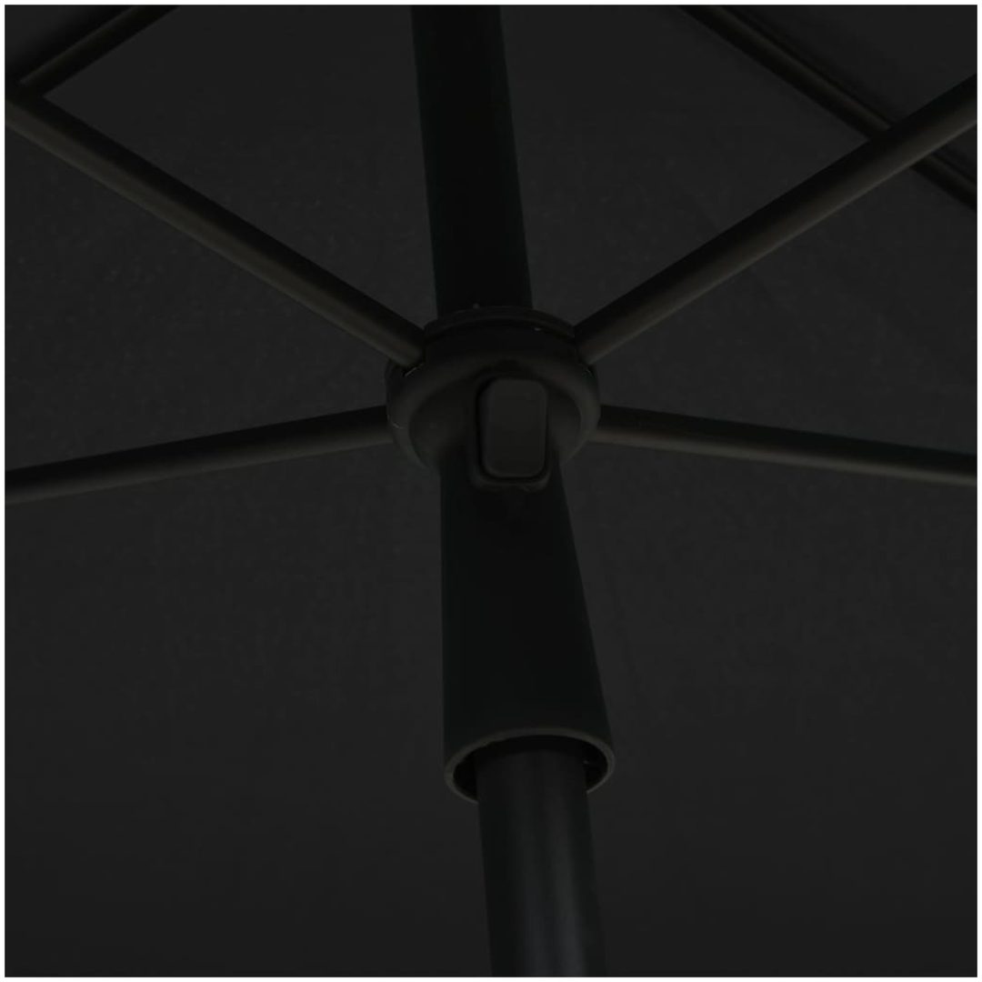 Parasoll med stång 210x140 cm antracit vidaXL – bild 5
