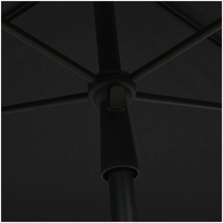 Parasoll med stång 210x140 cm antracit vidaXL – bild 5