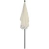 Parasoll med stång 210x140 cm sand vidaXL – miniatyr 4