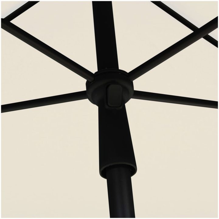 Parasoll med stång 210x140 cm sand vidaXL – bild 5