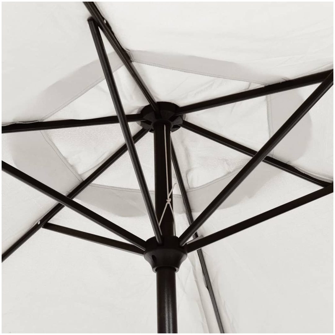 Parasoll sandvit 200x224 cm aluminium vidaXL – bild 5