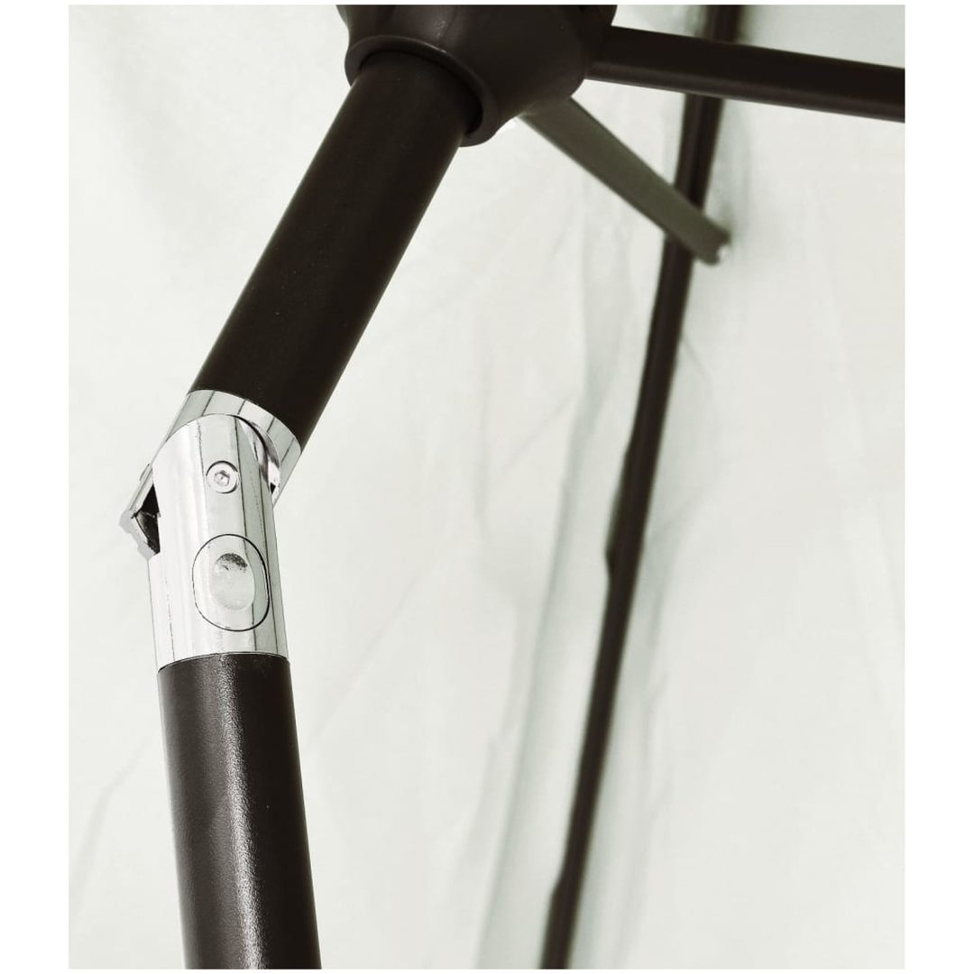Parasoll sandvit 200x224 cm aluminium vidaXL – bild 6