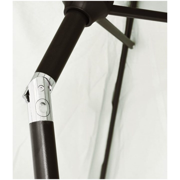Parasoll sandvit 200x224 cm aluminium vidaXL – bild 6