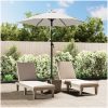 Parasoll sandvit 200x224 cm aluminium vidaXL – miniatyr 1