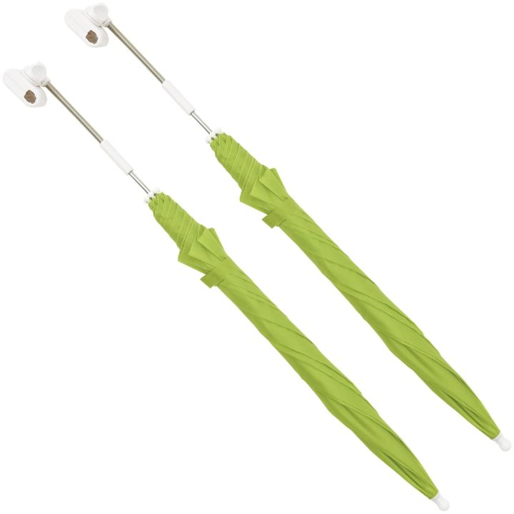 Parasoll till campingstol 2 st grön 105 cm vidaXL – bild 2