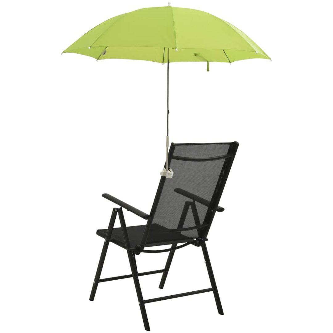 Parasoll till campingstol 2 st grön 105 cm vidaXL – bild 3