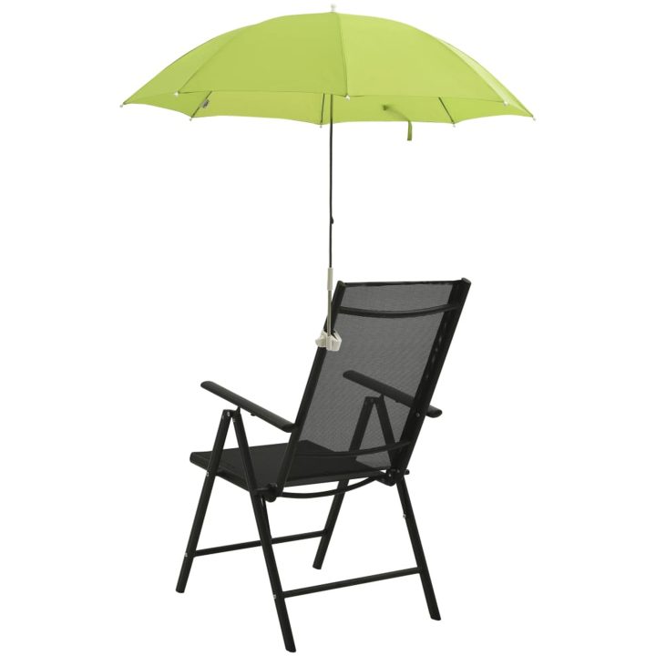 Parasoll till campingstol 2 st grön 105 cm vidaXL – bild 3