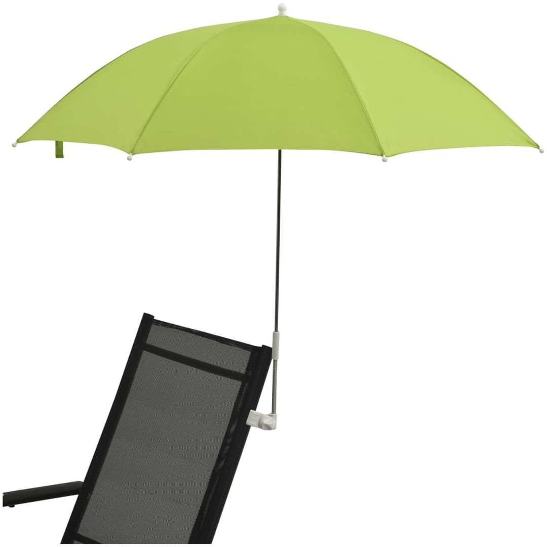 Parasoll till campingstol 2 st grön 105 cm vidaXL – bild 4