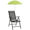 Parasoll till campingstol 2 st grön 105 cm vidaXL – miniatyr 1